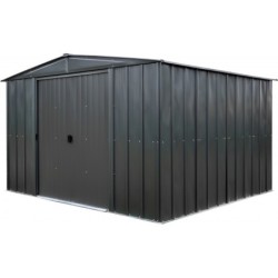 Spacemaker Abri de jardin métal Acier galvanisé Gris 8.5m²