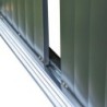 Spacemaker Abri de jardin métal Acier galvanisé Gris 8.5m²