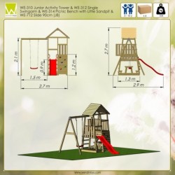 Wendi Toys Stations de jeux Naturel