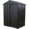 Spacemaker Abri de jardin métal Acier galvanisé Gris 1.5m²
