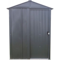Spacemaker Abri de jardin métal Acier galvanisé Gris 1.5m²
