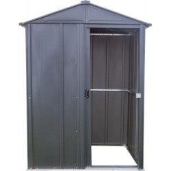 Spacemaker Abri de jardin métal Acier galvanisé Gris 1.5m²