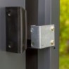 Spacemaker Abri de jardin métal Acier galvanisé Gris 1.5m²