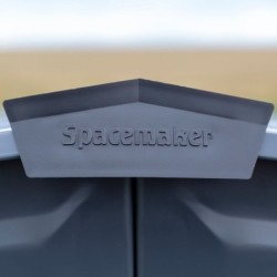 Spacemaker Abri de jardin métal Acier galvanisé Gris 1.5m²