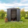 Spacemaker Abri de jardin métal Acier galvanisé Gris 2.5m²