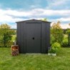 Spacemaker Abri de jardin métal Acier galvanisé Gris 2.5m²