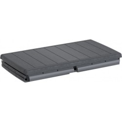 Duramax Coffre de jardin Résine de synthèse Gris