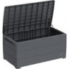 Duramax Coffre de jardin Résine de synthèse Gris