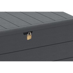 Duramax Coffre de jardin Résine de synthèse Gris