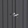 Duramax Abri de jardin métal Acier galvanisé Noir