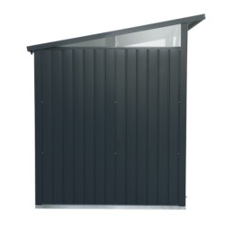 Duramax Abri de jardin métal Acier galvanisé Noir
