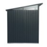 Duramax Abri de jardin métal Acier galvanisé Noir