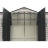 Duramax Abri de jardin résine PVC Gris 8.05m²