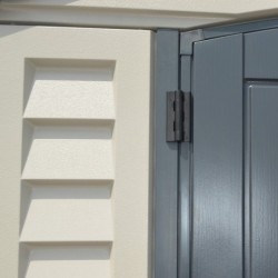 Duramax Abri de jardin résine PVC Gris 8.05m²