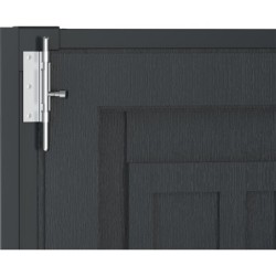 Duramax Abri de jardin résine PVC Gris 8.05m²