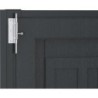 Duramax Abri de jardin résine PVC Gris 8.05m²