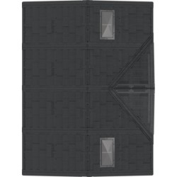 Duramax Abri de jardin résine PVC Gris 8.05m²