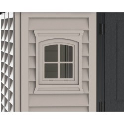 Duramax Abri de jardin résine PVC Gris 8.05m²