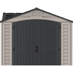 Duramax Abri de jardin résine PVC Gris 11.95m²