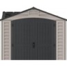 Duramax Abri de jardin résine PVC Gris 11.95m²