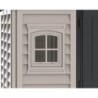 Duramax Abri de jardin résine PVC Gris 11.95m²