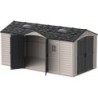 Duramax Abri de jardin résine PVC Gris 11.95m²