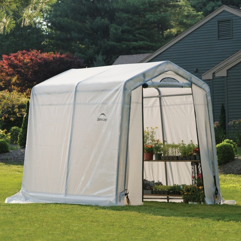 Shelter Logic Serre tunnel Blanc 4.32m²