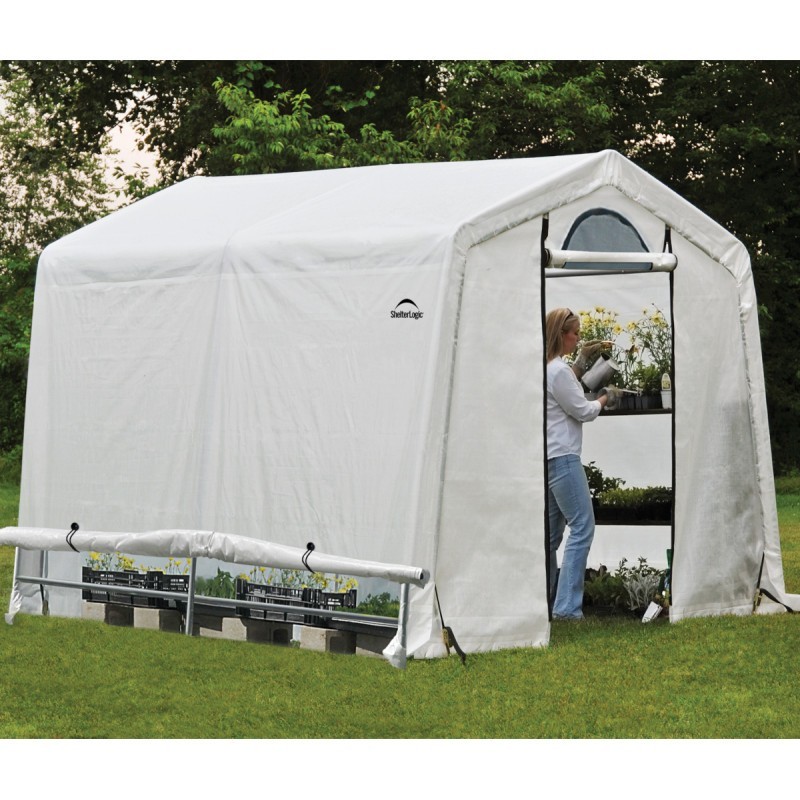 Shelter Logic Serre tunnel Blanc 5.76m²