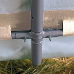 Shelter Logic Serre tunnel Blanc 18.3m²