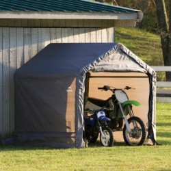 Shelter Logic Abris de jardin en toile  Gris 3.24m²