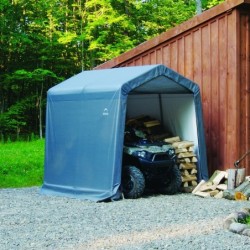 Shelter Logic Abris de jardin en toile  Gris 5.76m²