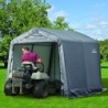Shelter Logic Abris de jardin en toile  Gris 5.76m²