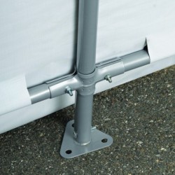 Shelter Logic Abris de jardin en toile  Gris 5.76m²