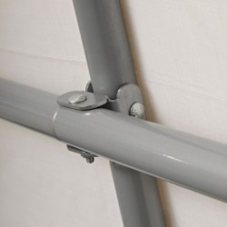 Shelter Logic Abris de jardin en toile  Gris 9m²