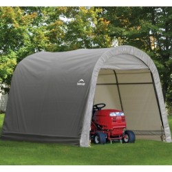 Shelter Logic Abris de jardin en toile  Gris 9m²