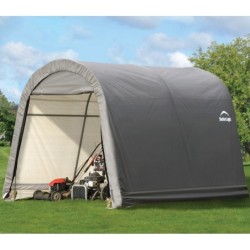 Shelter Logic Abris de jardin en toile  Gris 9m²