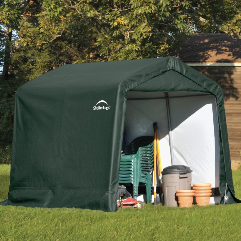 Shelter Logic Abris de jardin en toile  Vert 5.76m²