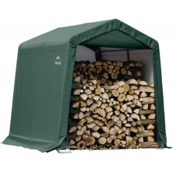 Shelter Logic Abris de jardin en toile  Vert 5.76m²