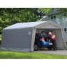 Shelter Logic Abris de jardin en toile  Gris 18.13m²