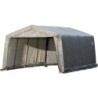 Shelter Logic Abris de jardin en toile  Gris 18.13m²