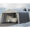 Shelter Logic Abris de jardin en toile  Gris 18.13m²