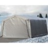 Shelter Logic Abris de jardin en toile  Gris 18.13m²