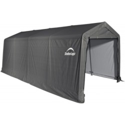 Shelter Logic Abris de jardin en toile  Gris 18.3m²
