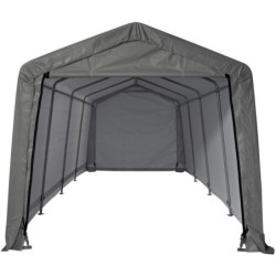 Shelter Logic Abris de jardin en toile  Gris 18.3m²
