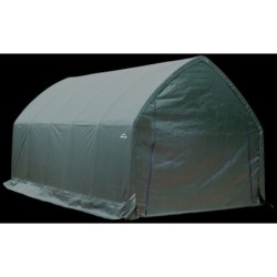 Shelter Logic Abris de jardin en toile Toile en polyéthylène Vert 23.8m²