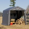 Shelter Logic Abris de jardin en toile  Gris 9m²