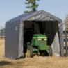 Shelter Logic Abris de jardin en toile  Gris 9m²