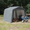 Shelter Logic Abris de jardin en toile  Gris 9m²