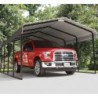 Shelter Logic Carport Acier Gris 22.57m²