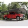 Shelter Logic Carport Acier Gris 22.57m²